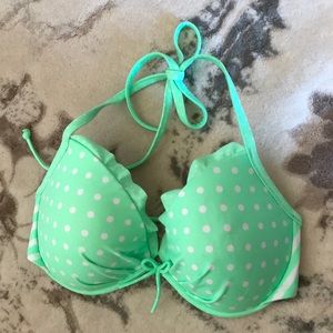 Victoria’s Secret Polka Dot Push-up Swim Top